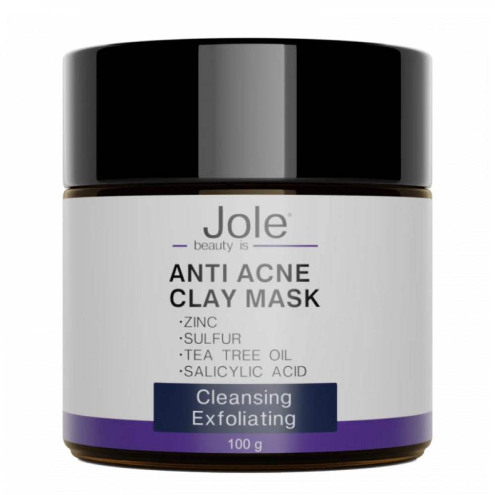 Глиняна маска для обличчя Jole Anti Acne Clay Mask 110г | Jole